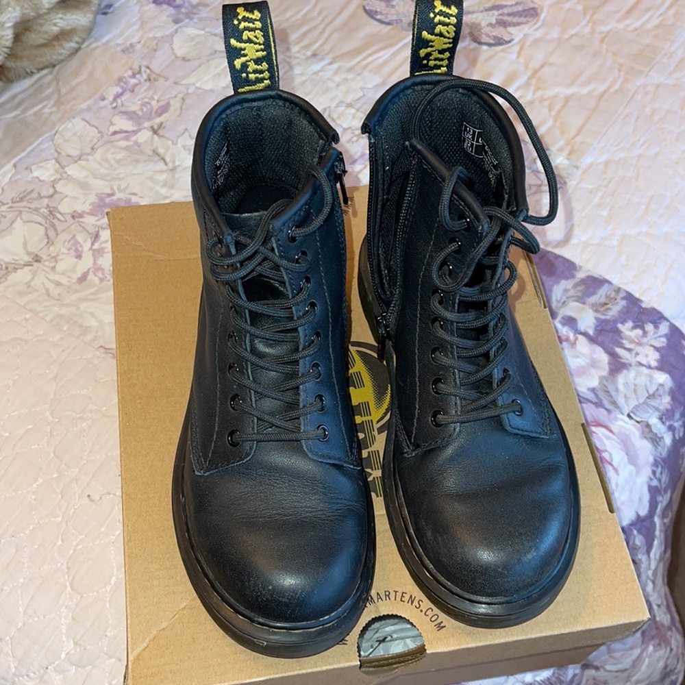 Black child size Dr. Martens